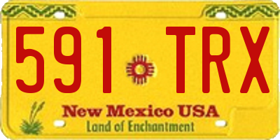 NM license plate 591TRX