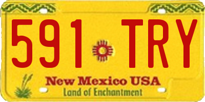 NM license plate 591TRY