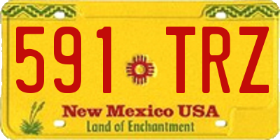 NM license plate 591TRZ