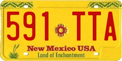 NM license plate 591TTA