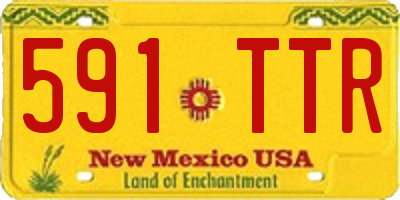 NM license plate 591TTR