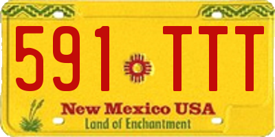 NM license plate 591TTT