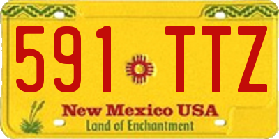 NM license plate 591TTZ