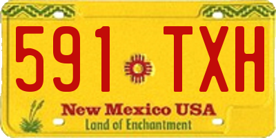 NM license plate 591TXH