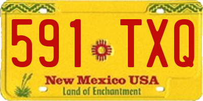 NM license plate 591TXQ