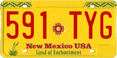 NM license plate 591TYG