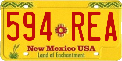 NM license plate 594REA