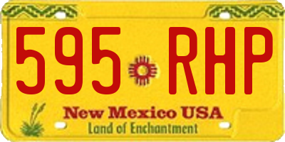 NM license plate 595RHP