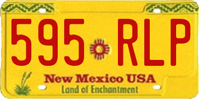 NM license plate 595RLP