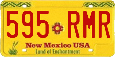 NM license plate 595RMR