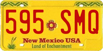 NM license plate 595SMQ
