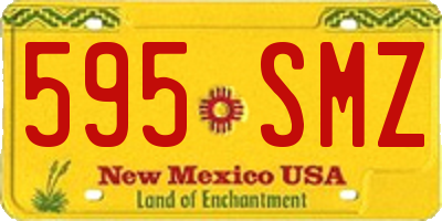 NM license plate 595SMZ