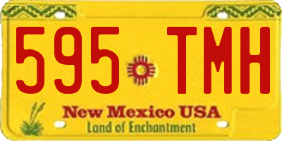 NM license plate 595TMH