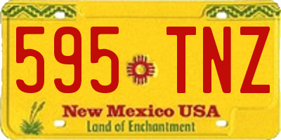 NM license plate 595TNZ