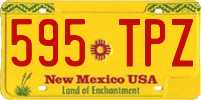 NM license plate 595TPZ
