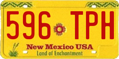 NM license plate 596TPH