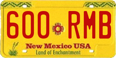 NM license plate 600RMB