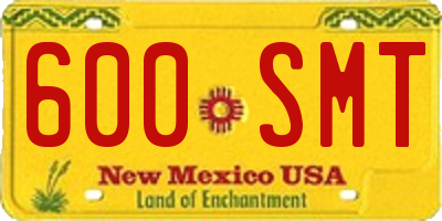 NM license plate 600SMT