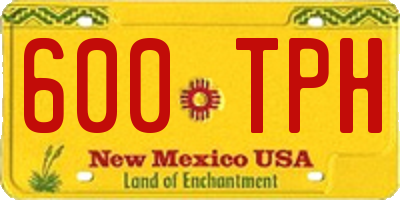 NM license plate 600TPH