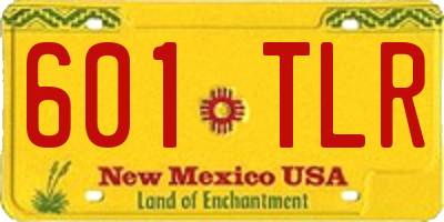 NM license plate 601TLR