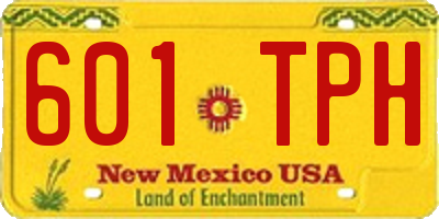 NM license plate 601TPH