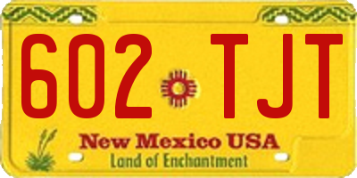 NM license plate 602TJT