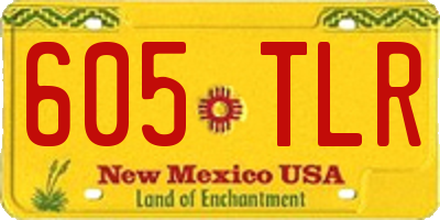 NM license plate 605TLR