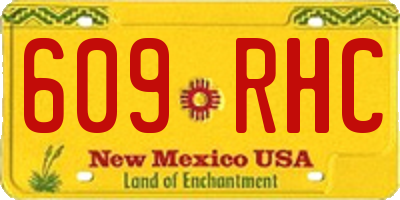 NM license plate 609RHC
