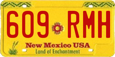 NM license plate 609RMH