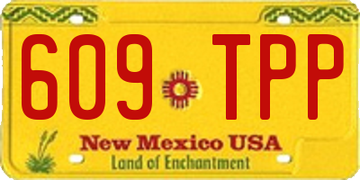 NM license plate 609TPP