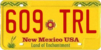 NM license plate 609TRL