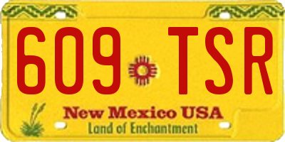 NM license plate 609TSR