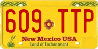 NM license plate 609TTP