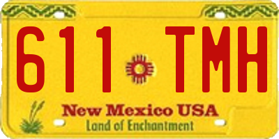 NM license plate 611TMH