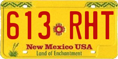 NM license plate 613RHT