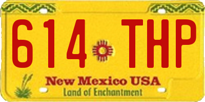 NM license plate 614THP