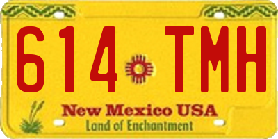 NM license plate 614TMH