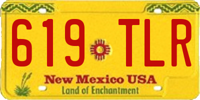 NM license plate 619TLR