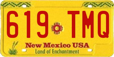 NM license plate 619TMQ