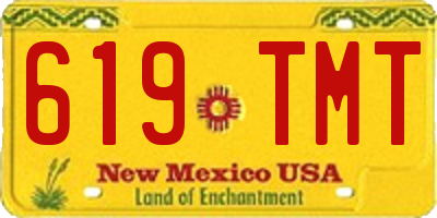 NM license plate 619TMT