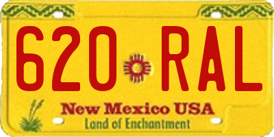 NM license plate 620RAL