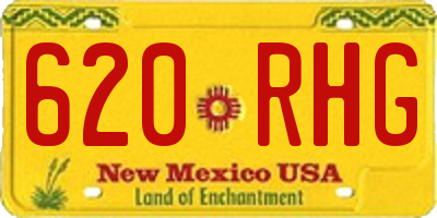 NM license plate 620RHG