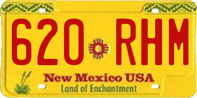 NM license plate 620RHM