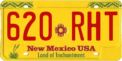 NM license plate 620RHT