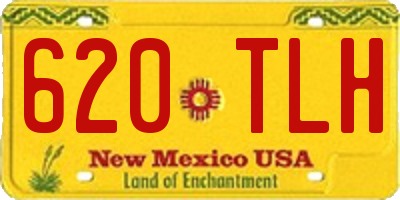 NM license plate 620TLH