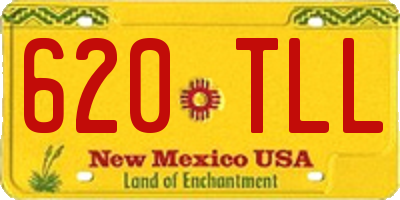 NM license plate 620TLL