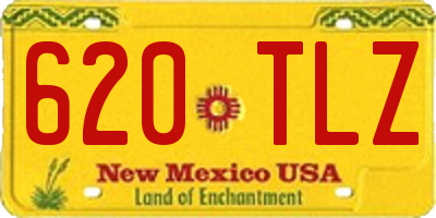 NM license plate 620TLZ