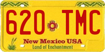 NM license plate 620TMC