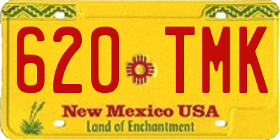 NM license plate 620TMK