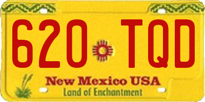 NM license plate 620TQD